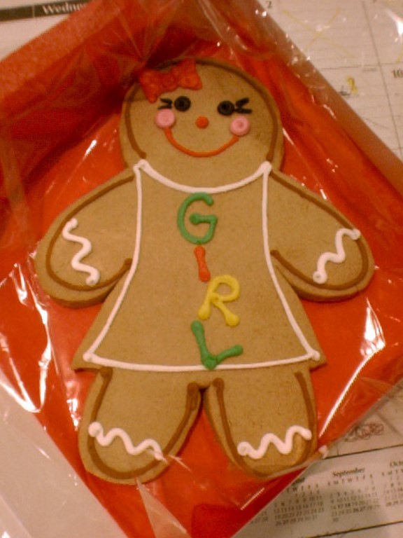 GINGERBREAD GIRL - Click Image to Close